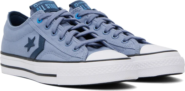 Converse Blue Star Player 76 Low Top Sneakers - Image 4