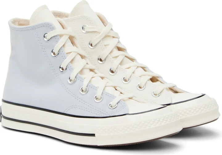 Converse Blue & White Chuck 70 Nautical Sneakers - Image 4
