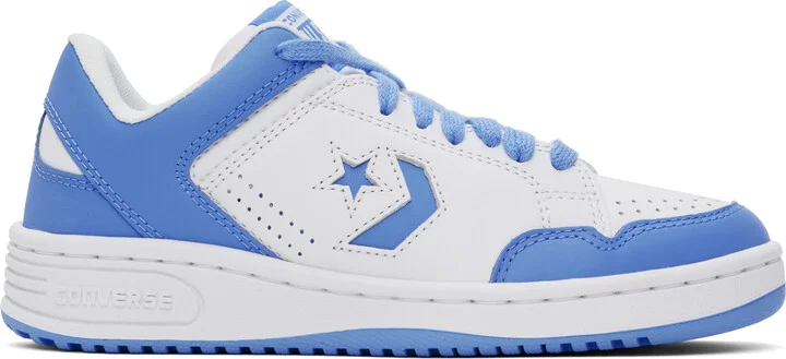 Converse Blue & White Weapon Low Top Sneakers