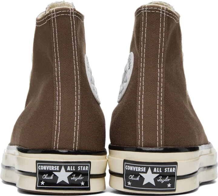 Converse Brown Chuck 70 Hi Sneakers - Image 2