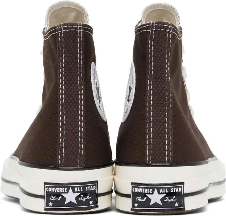 Converse Brown Chuck 70 High Top Sneakers - Image 2