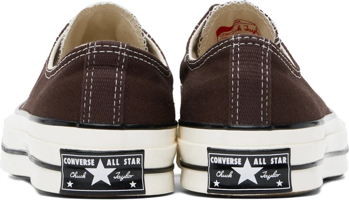 Converse Brown Chuck 70 Low Top Sneakers - Image 2