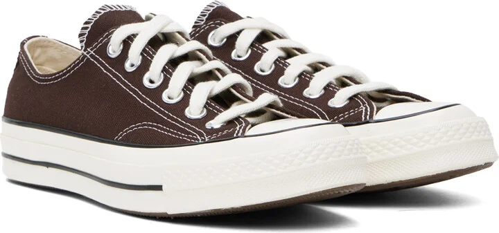 Converse Brown Chuck 70 Low Top Sneakers - Image 4