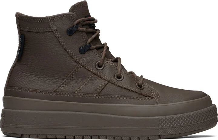 Converse Brown Chuck Taylor All Star Equip Waterproof High Top Sneakers