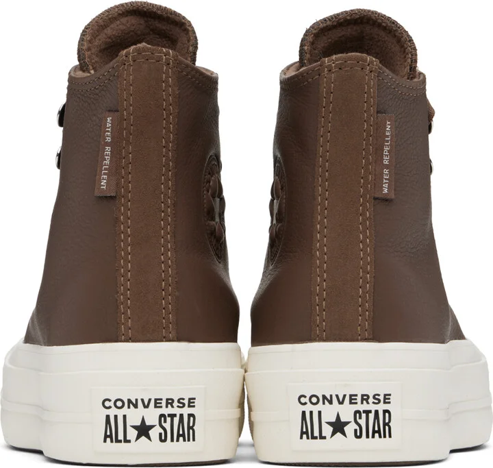 Converse Brown Chuck Taylor All Star Lift Sneakers - Image 2