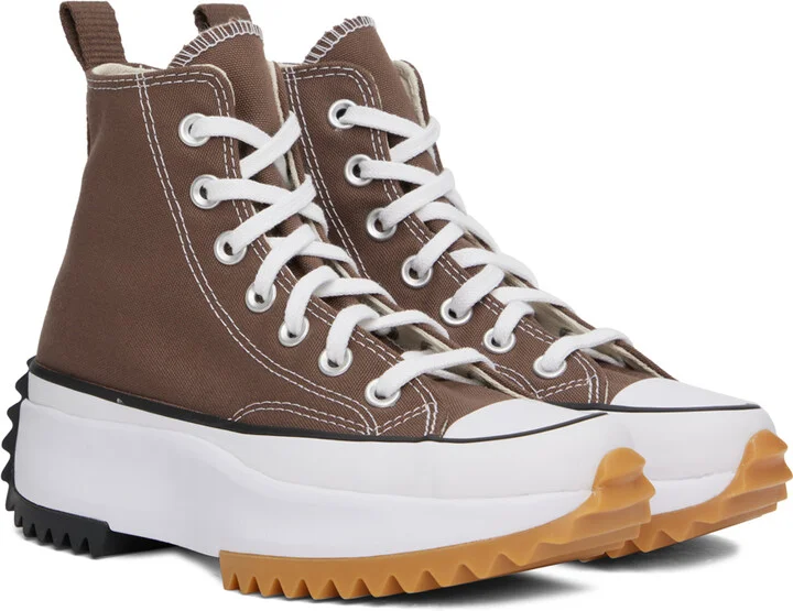 Converse Brown Run Star Hike Sneakers - Image 4