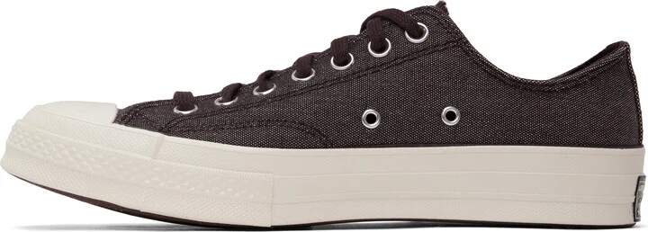 Converse Burgundy Chuck 70 Tough Textures Low Top Sneakers - Image 3