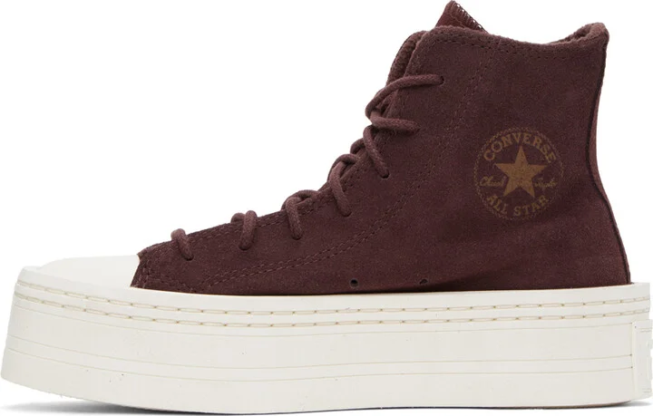 Converse Burgundy Chuck Taylor All Star Modern Lift Sneakers - Image 3