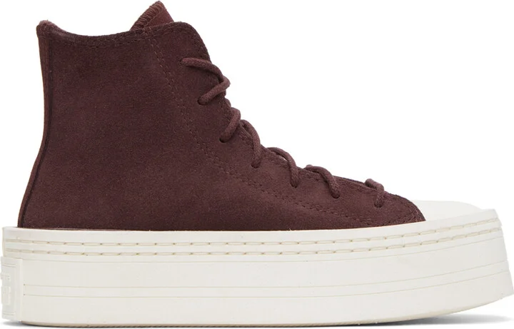 Converse Burgundy Chuck Taylor All Star Modern Lift Sneakers