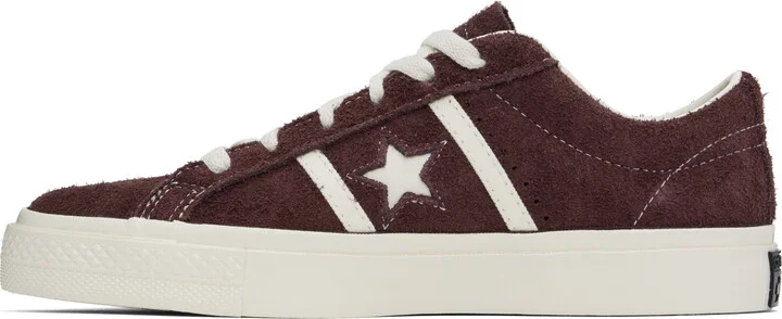 Converse Burgundy CONS One Star Academy Pro Suede Sneakers - Image 3