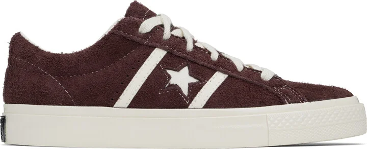 Converse Burgundy CONS One Star Academy Pro Suede Sneakers