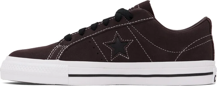 Converse Burgundy CONS One Star Pro Low Top Sneakers - Image 3