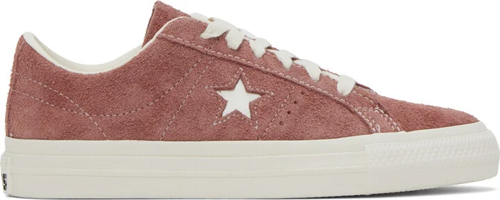 Converse Burgundy One Star Pro Sneakers