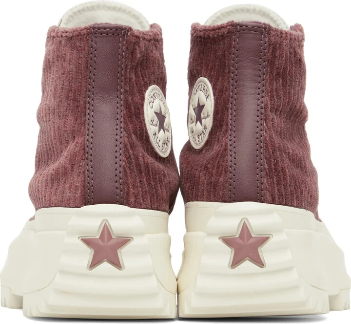 Converse Burgundy Run Star Hike Sneakers - Image 2