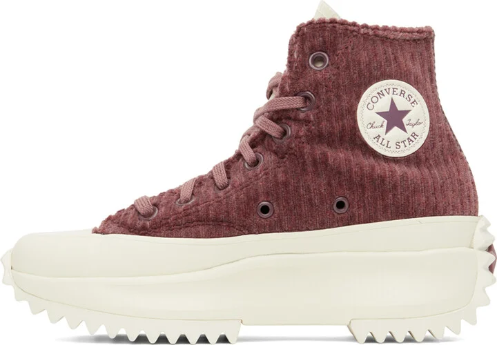 Converse Burgundy Run Star Hike Sneakers - Image 3