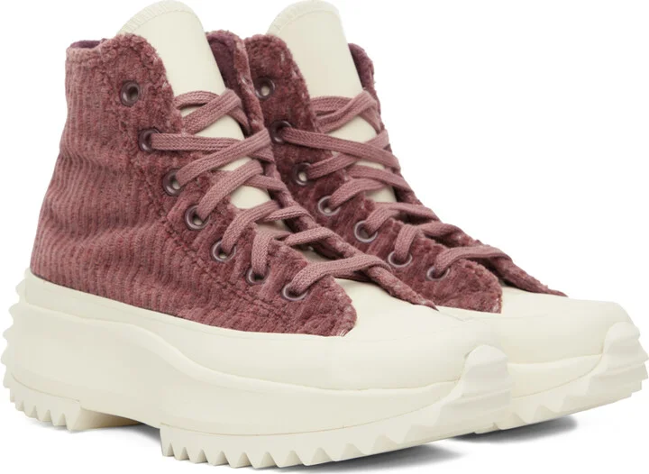 Converse Burgundy Run Star Hike Sneakers - Image 4