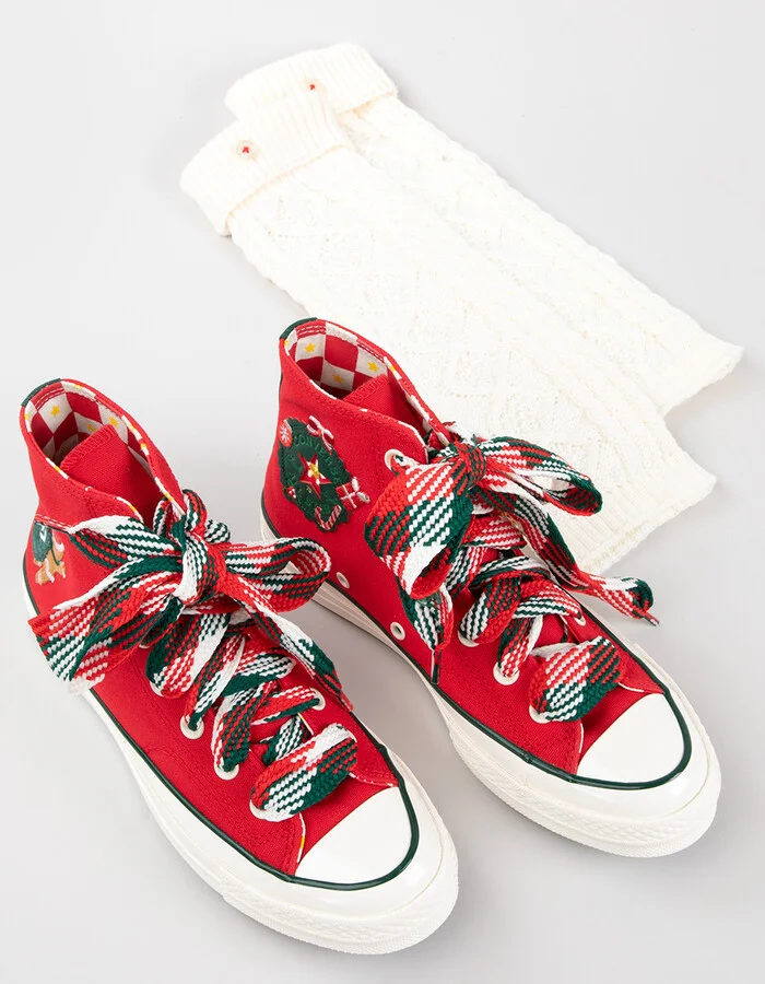 CONVERSE Chuck 70 Christmas High Top Womens Shoes - Image 7