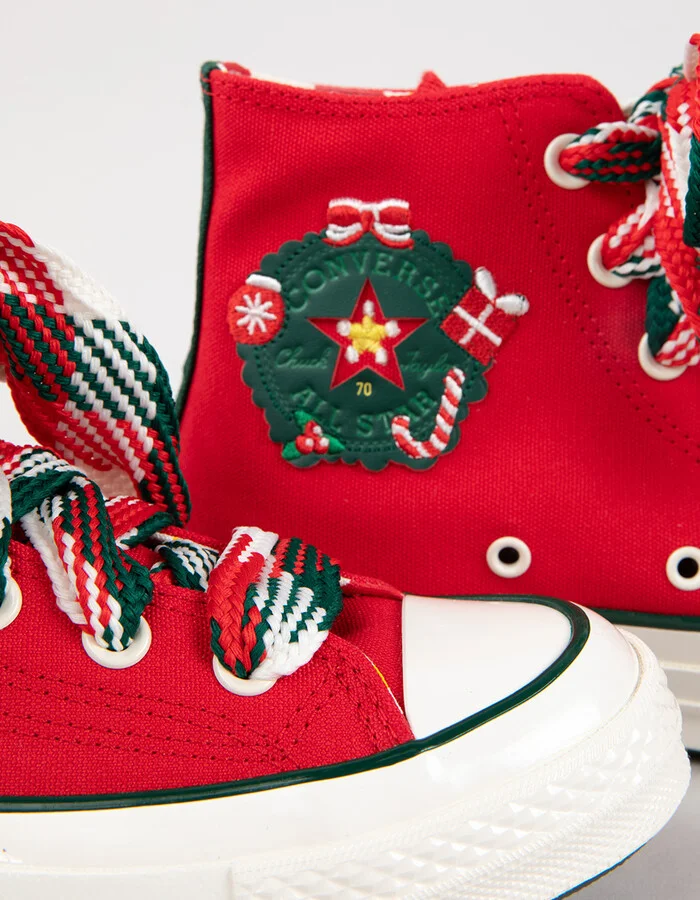CONVERSE Chuck 70 Christmas High Top Womens Shoes - Image 8