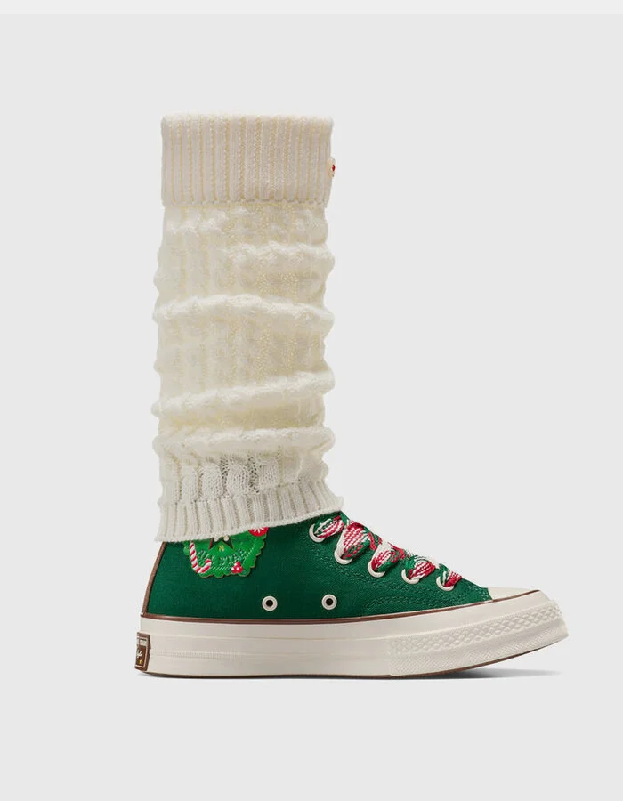 CONVERSE Chuck 70 Christmas High Top Womens Shoes - Image 3
