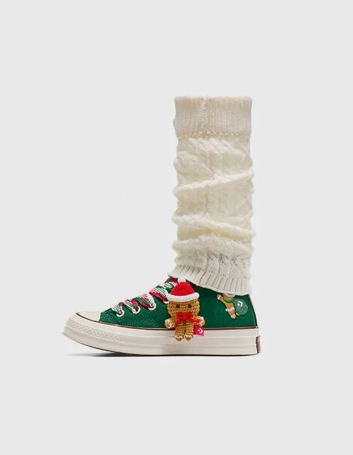 CONVERSE Chuck 70 Christmas High Top Womens Shoes - Image 4