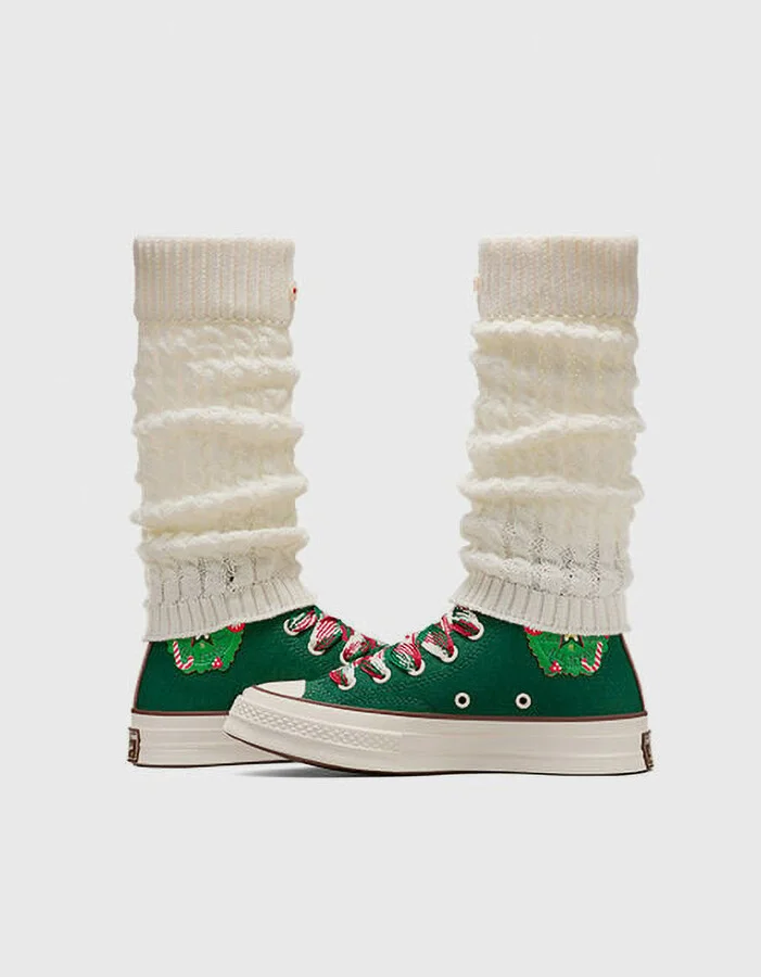 CONVERSE Chuck 70 Christmas High Top Womens Shoes - Image 5