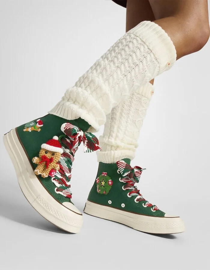 CONVERSE Chuck 70 Christmas High Top Womens Shoes - Image 10