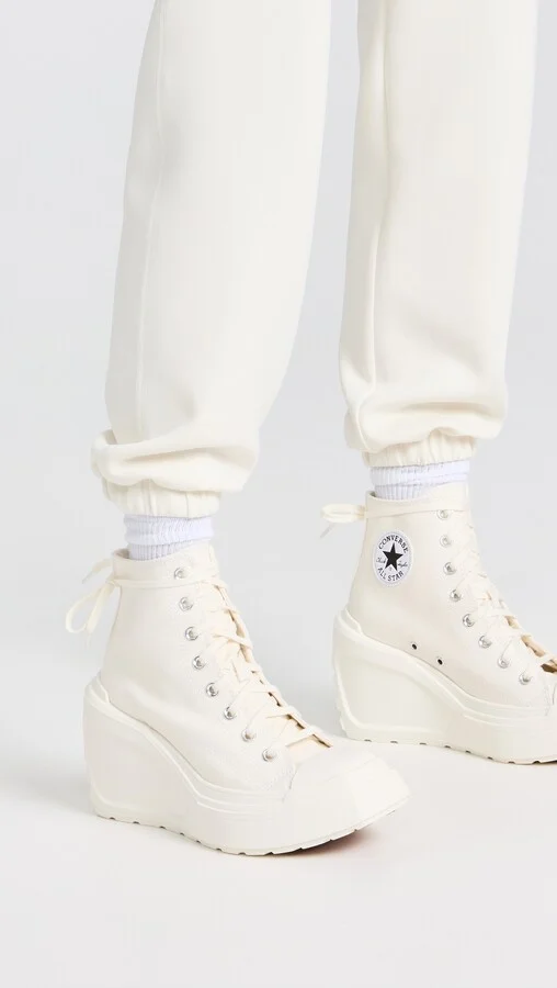 Converse Chuck 70 Deluxe Wedge Sneakers - Image 5