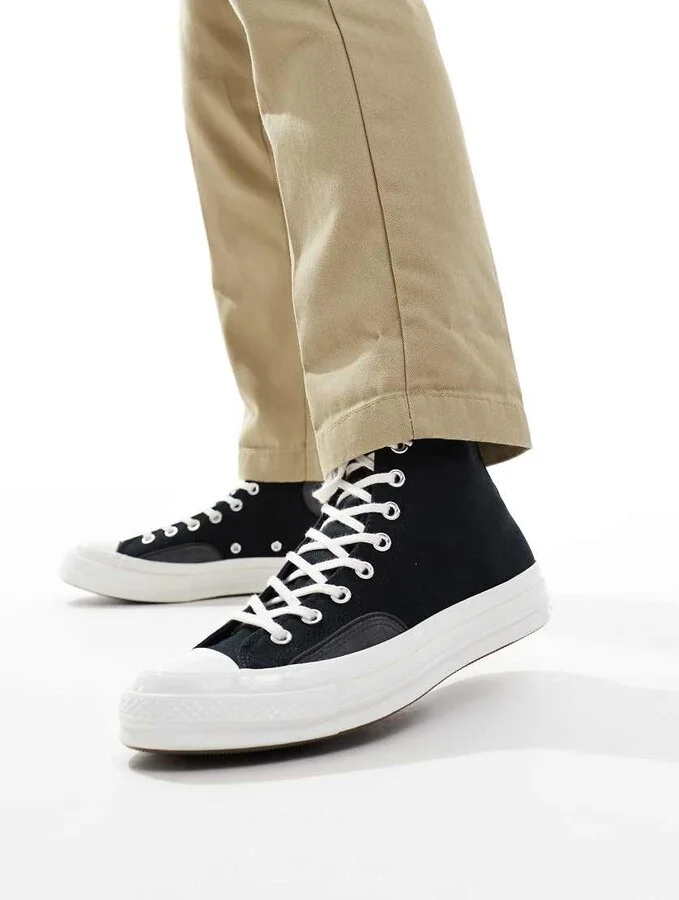 Converse Chuck 70 Luxe sneakers in black - Image 3