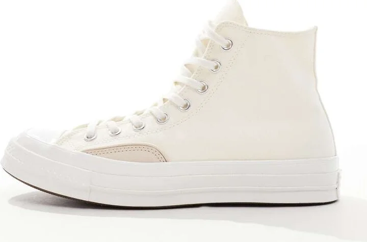 Converse Chuck 70 Luxe sneakers in off - Image 2