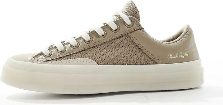 Converse Chuck 70 Marquis mixed materials sneakers in tan - Image 2