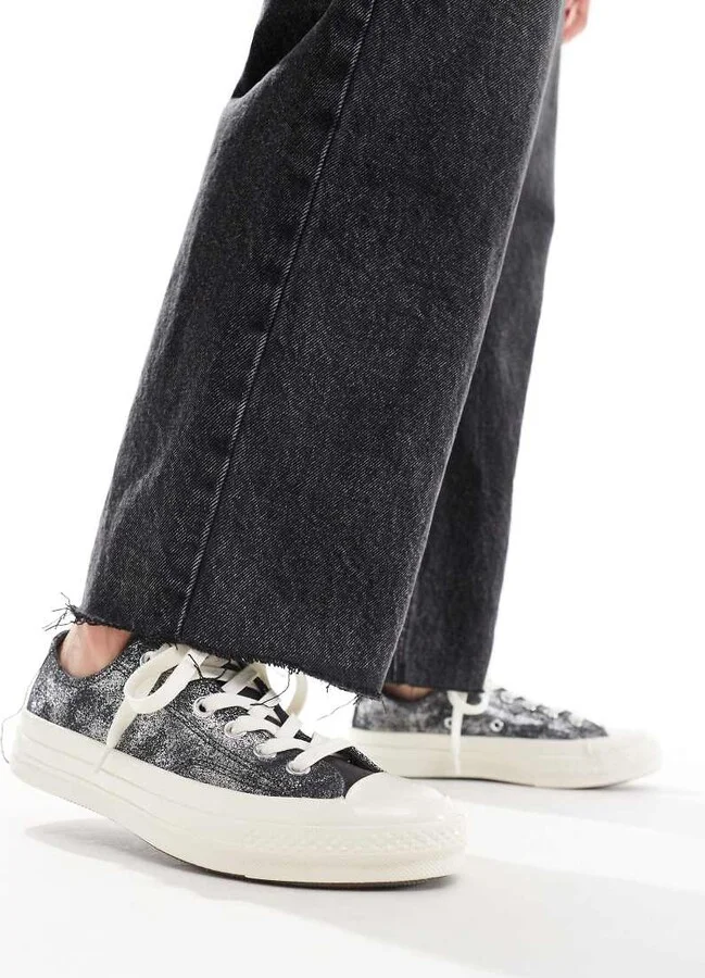 Converse Chuck 70 Ox sneakers in dark silver