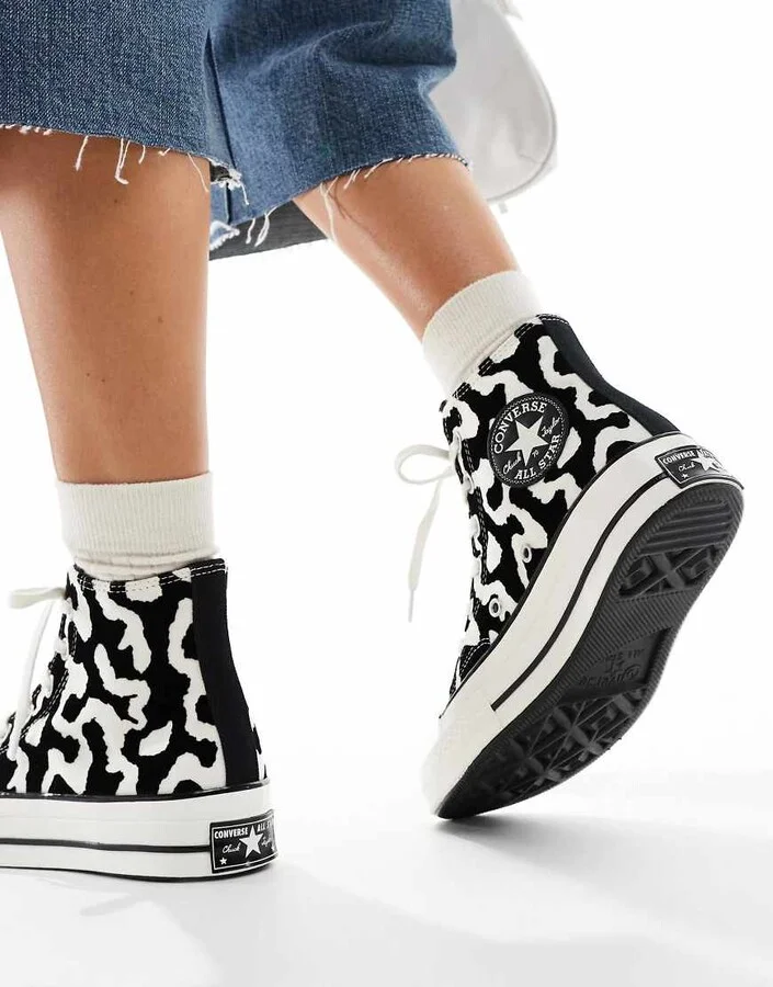 Converse Chuck 70 sneaker in leopard print remix - Image 4