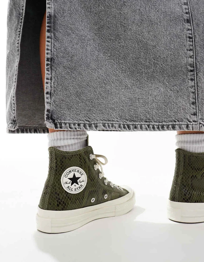 Converse Chuck 70 sneakers in snake print - Image 4