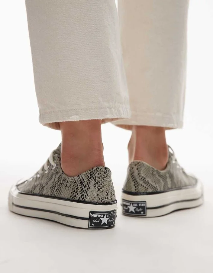 Converse Chuck 70 sneakers in snake print - Image 4