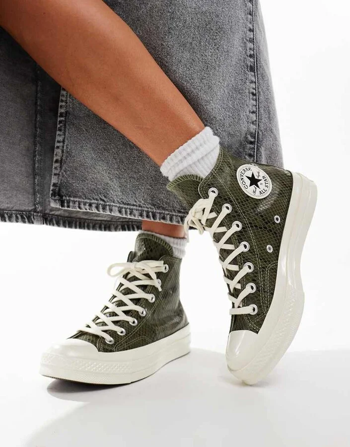 Converse Chuck 70 sneakers in snake print