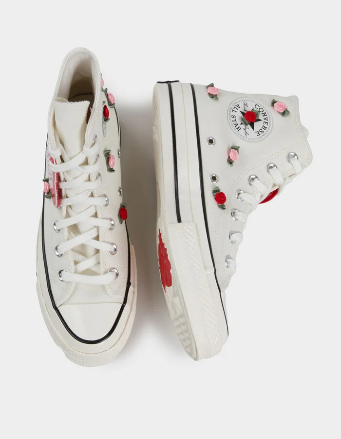 CONVERSE Chuck 70 Valentine's Day Womens High Top Shoes - Image 5