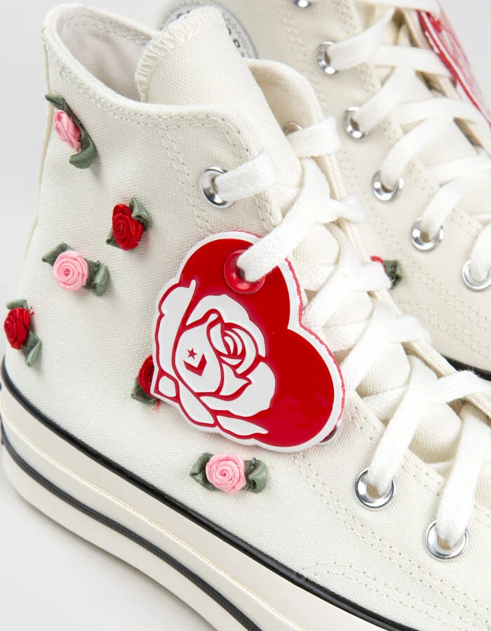CONVERSE Chuck 70 Valentine's Day Womens High Top Shoes - Image 6