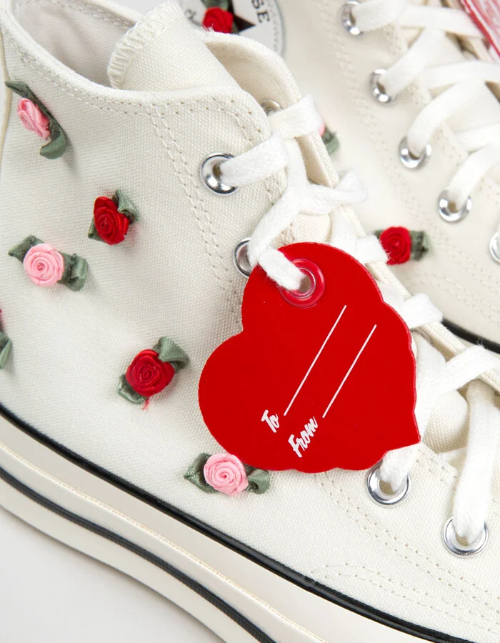 CONVERSE Chuck 70 Valentine's Day Womens High Top Shoes - Image 7