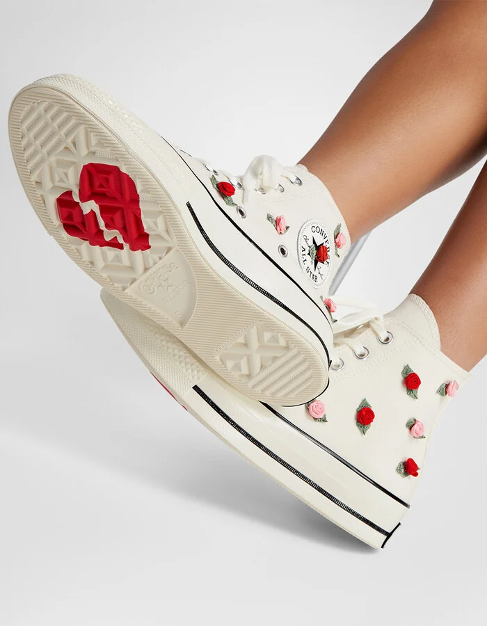 CONVERSE Chuck 70 Valentine's Day Womens High Top Shoes - Image 8