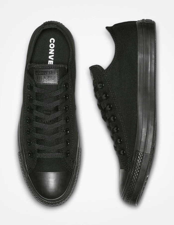 CONVERSE Chuck Taylor All Star Black Low Top Shoes - Image 2