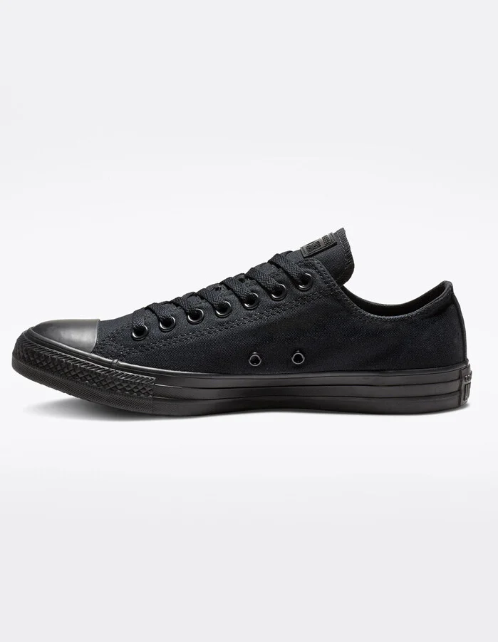 CONVERSE Chuck Taylor All Star Black Low Top Shoes - Image 3