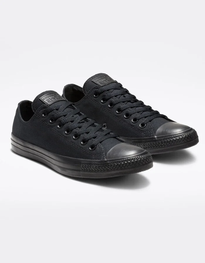 CONVERSE Chuck Taylor All Star Black Low Top Shoes - Image 4