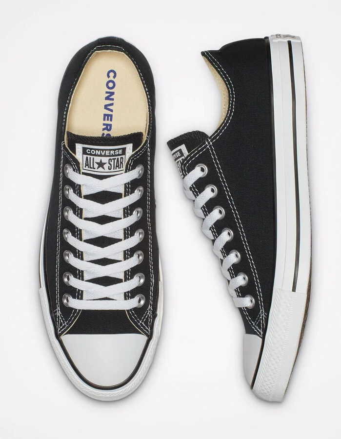 CONVERSE Chuck Taylor All Star Black Low Top Shoes - Image 2