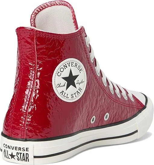 Converse Chuck Taylor All Star Crinkled Leather High Top Sneaker Women's Classic Shoes Days Ahead/Egret/Black : 5 B - Medium, Canvas/Rubber - Image 4