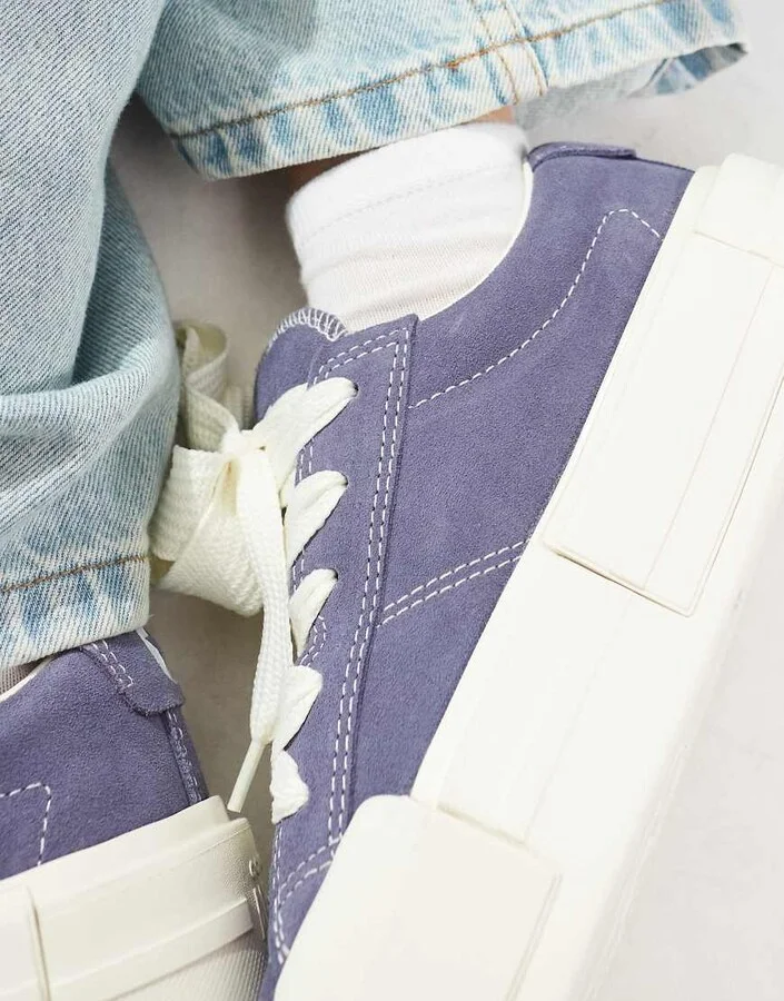 Converse Chuck Taylor All Star Cruise suede sneakers in lilac - Image 3