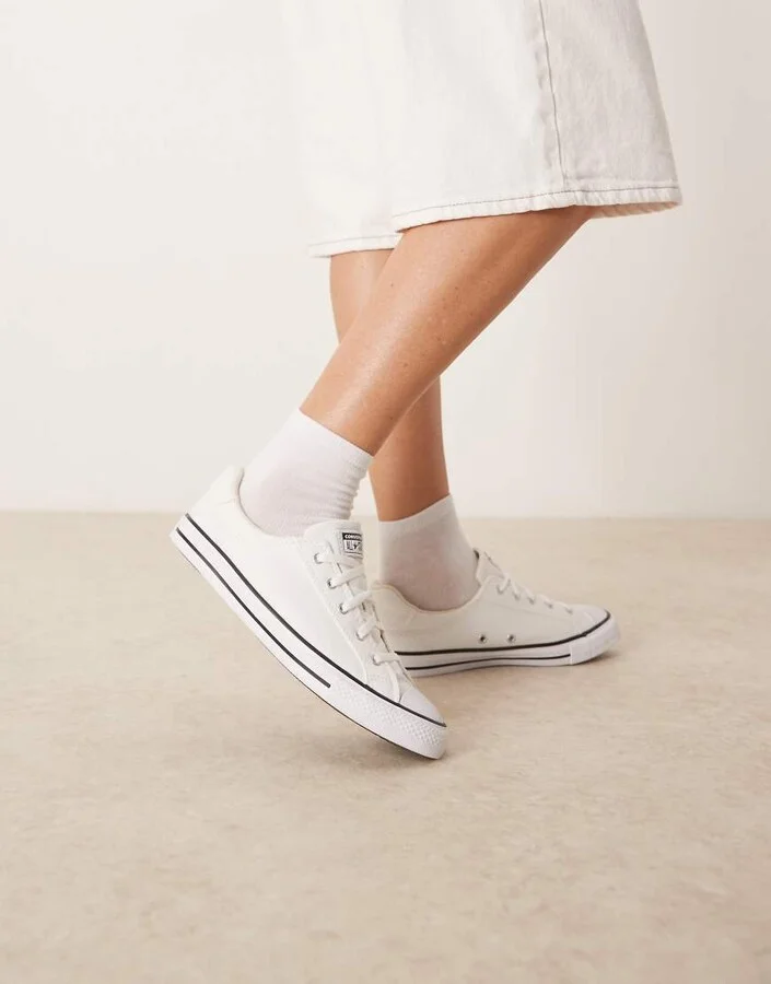 Converse Chuck Taylor All Star Dainty Lucky sneakers in white