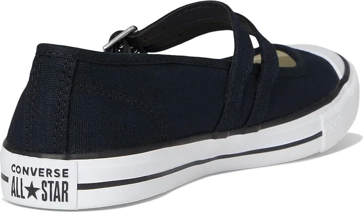 Converse Chuck Taylor All Star Dainty Mary Jane Women's Flat Shoes Black/Egret/Black : 8 B - Medium, Synthetic/Textile - Image 4
