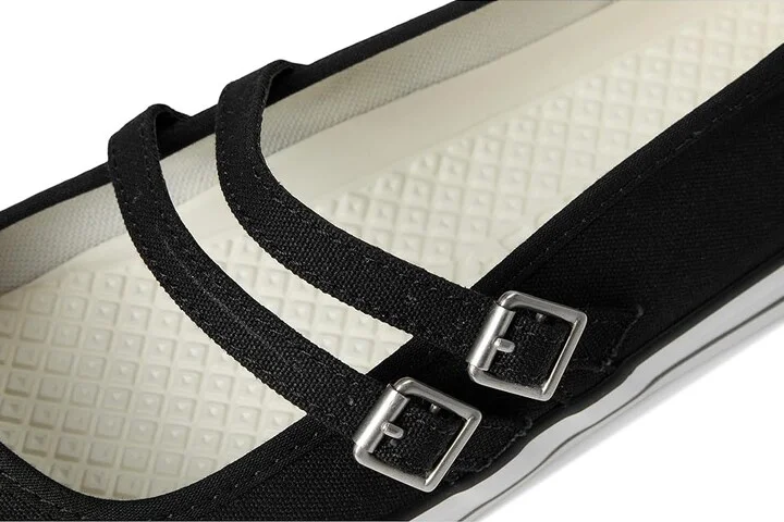 Converse Chuck Taylor All Star Dainty Mary Jane Women's Flat Shoes Black/Egret/Black : 8 B - Medium, Synthetic/Textile - Image 7