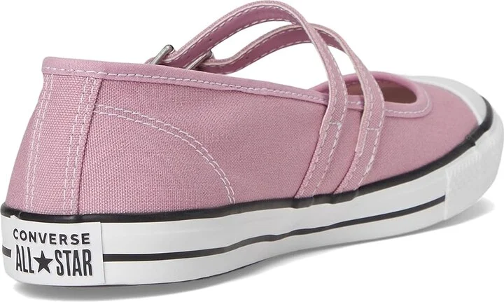 Converse Chuck Taylor All Star Dainty Mary Jane Women's Flat Shoes Cliffside Rose/White/Black : 7.5 B - Medium, Synthetic/Textile - Image 4