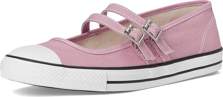 Converse Chuck Taylor All Star Dainty Mary Jane Women's Flat Shoes Cliffside Rose/White/Black : 7.5 B - Medium, Synthetic/Textile - Image 5